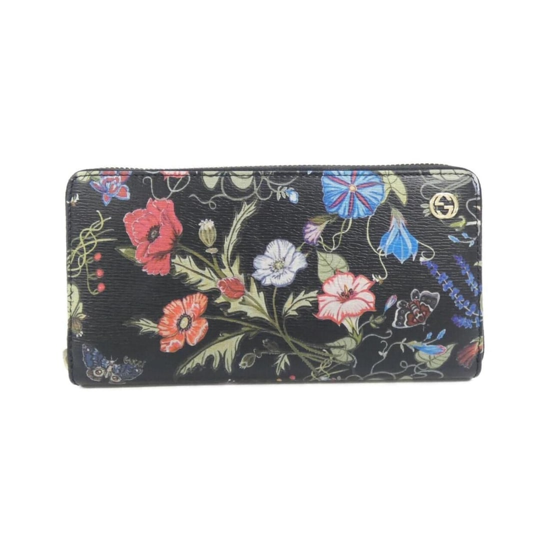 Gucci 309705 Wallet: --- Catalog ---Category: SizeSize (HxWxD): 10cm x 19cm x 2.5cm / 3.93'' x 7.48'' x 0.98''Category: DesignType: Long wallet (bi-fold)Color: BlackGender: WomenMaterial: Leather Category: GeneralMPN: