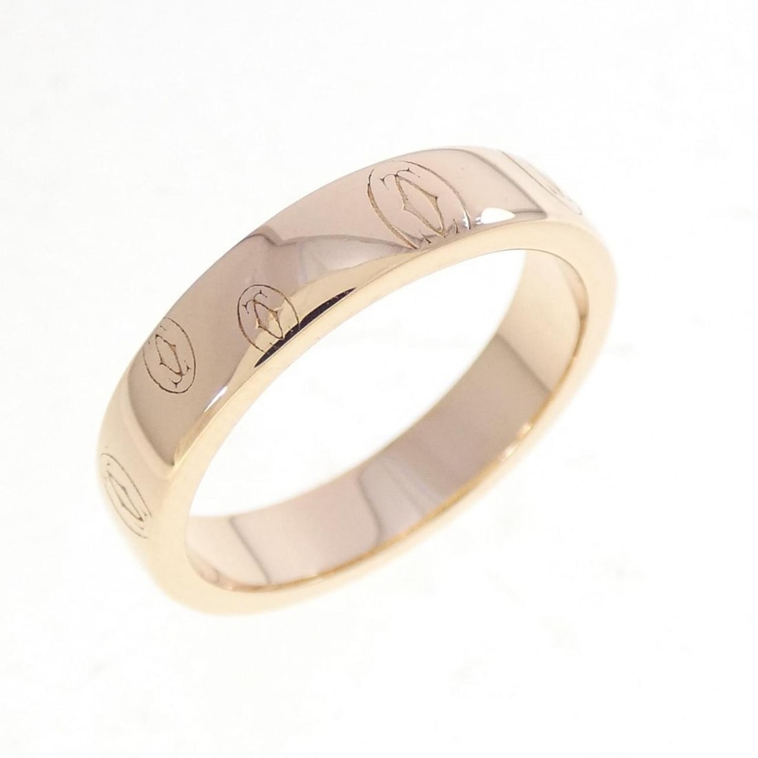Cartier Happy Birthday Ring: --- Catalog ---Category: SizeUS Size: 4.5Brand Size: 48Category: DesignType: Band ringColor: Pink goldGender: WomenMaterial: Pink gold (18K)Category: GeneralMPN: B4051100Brand: Cartier--- Item List