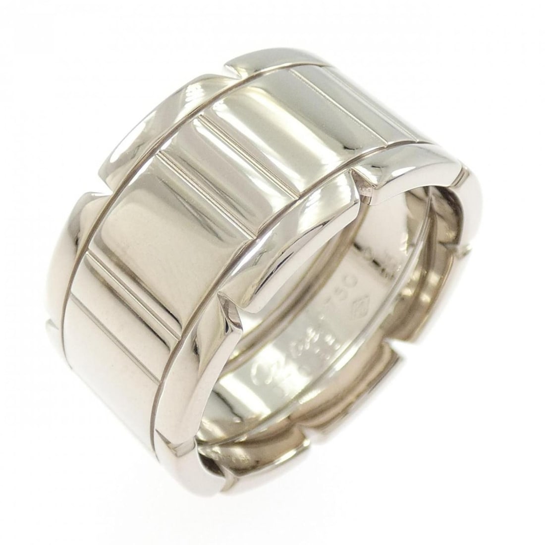 Cartier Tank Française Large Ring: --- Catalog ---Category: SizeUS Size: 11Brand Size: 63Category: DesignType: Band ringColor: White goldGender: Women,MenMaterial: White gold (18K)Category: GeneralBrand: Cartier--- Item List