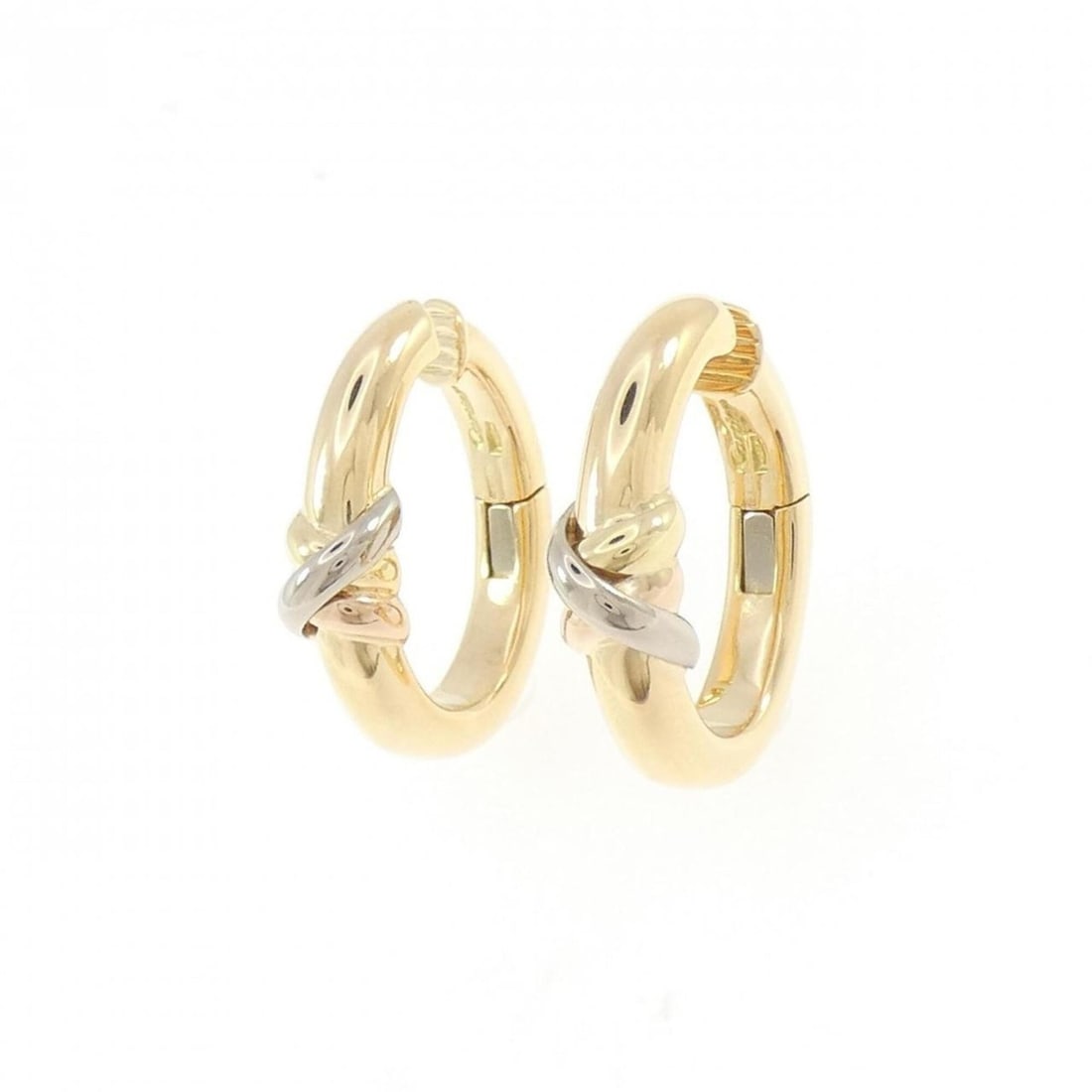 Cartier Three Gold Thread Earrings - 2