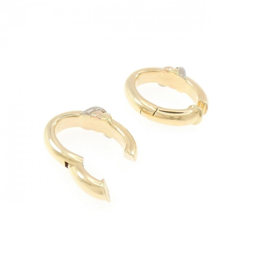 Cartier Three Gold Thread Earrings - 3