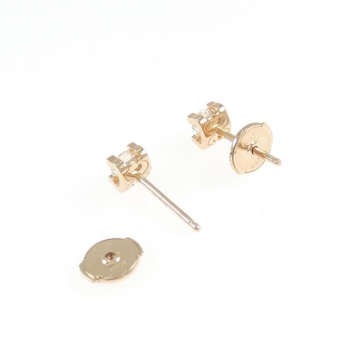 Cartier C de Earrings 0.19CT D-E VVS1-2 3EXT - 3