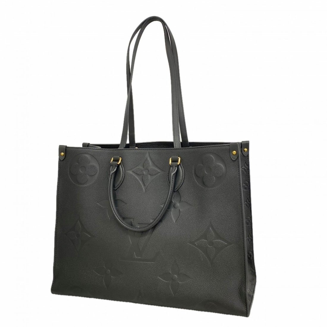 Louis Vuitton Monogram Empreinte OnTheGo GM Tote Bag M44925 Noir (Black) 2-way bag for men and women: --- Catalog ---Category: SizeSize (HxWxD): 32cm x 41cm x 17.5cm / 12.59'' x 16.14'' x 6.88''Category: DesignType: Tote bagColor: NoirGender: Men,WomenCategory: GeneralMPN: M44925Brand: Louis Vuitton--