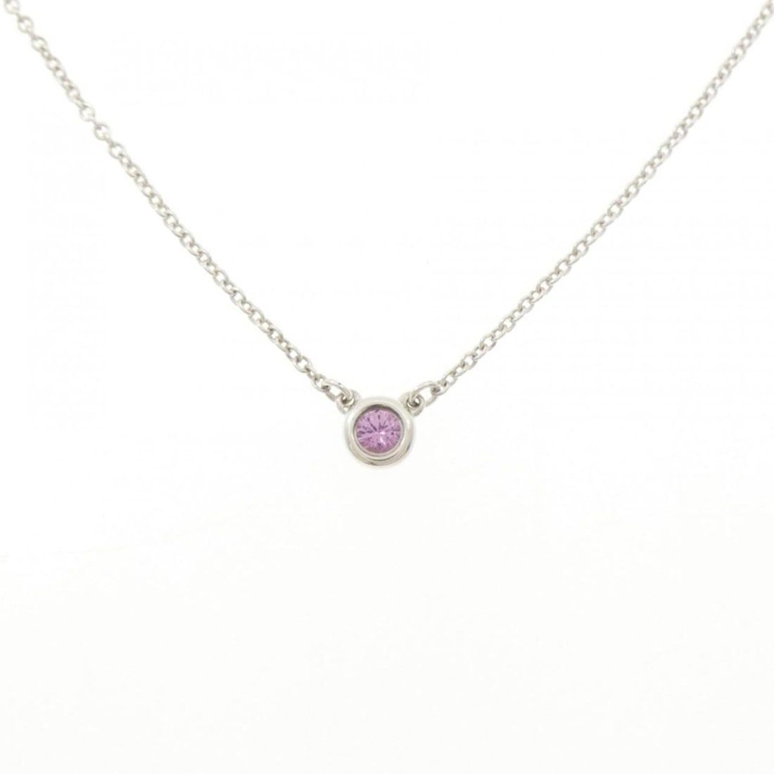 Tiffany & Co. By the Yard Necklace: --- Catalog ---Category: SizePendant Size: 4.5mm / 0.17''Neck Circumference: 41 cm / 16.14''Category: DesignStone: SapphireGender: WomenMaterial: Silver 925Necklace Type: NecklaceCategory: