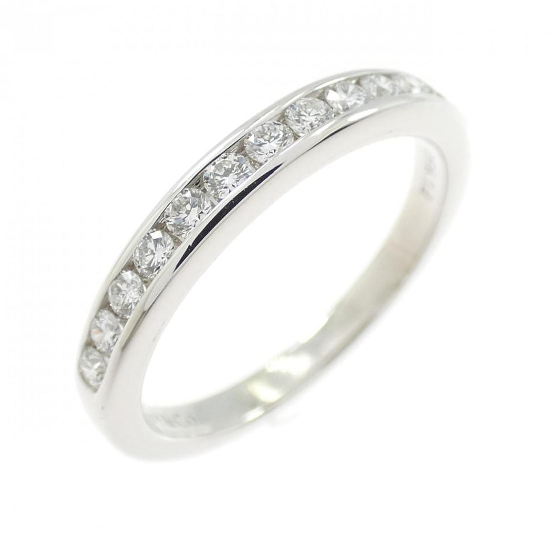 Tiffany Half Circle Channel Setting Ring: --- Catalog ---Category: SizeJP Size: 7.0US Size: 4Category: DesignType: Band ringStone: DiamondGender: WomenMaterial: Platinum 950Category: GeneralMPN: 60004042Brand: Tiffany--- Item List