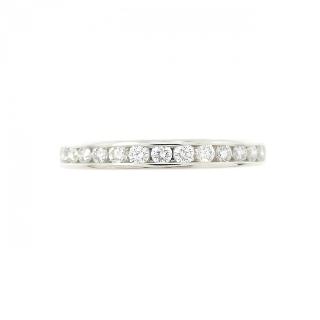 Tiffany Half Circle Channel Setting Ring - 2