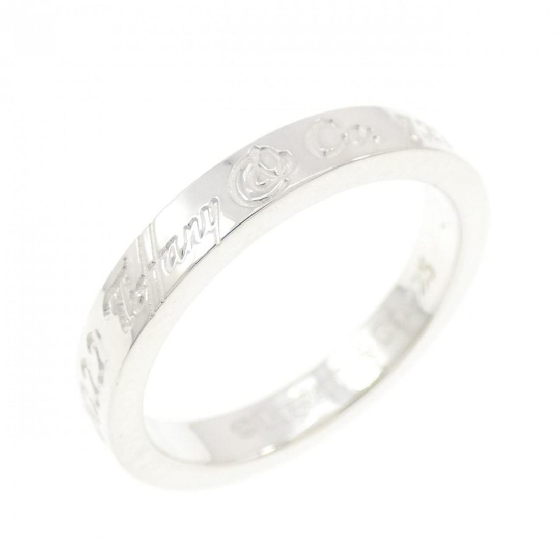 Tiffany Notes Narrow Ring: --- Catalog ---Category: SizeJP Size: 8.0US Size: 4.5Category: DesignType: Band ringGender: WomenMaterial: Silver 925Category: GeneralBrand: Tiffany--- Item List ---Section: ConditionRanking: Rank A