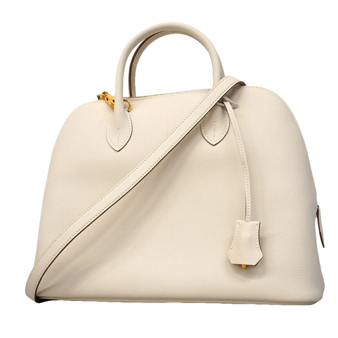 Hermes Bolide 1923 Handbag, Veau Epsom Leather, Gris Perle, B Stamp, 2-way Bag for Women, OP006718: --- Catalog ---Category: SizeSize (HxWxD): 23.5cm x 31cm x 13.5cm / 9.25'' x 12.2'' x 5.31''Category: DesignType: HandbagColor: WhiteGender: WomenMaterial: Epsom leather Hardware Color: GoldCategory: 