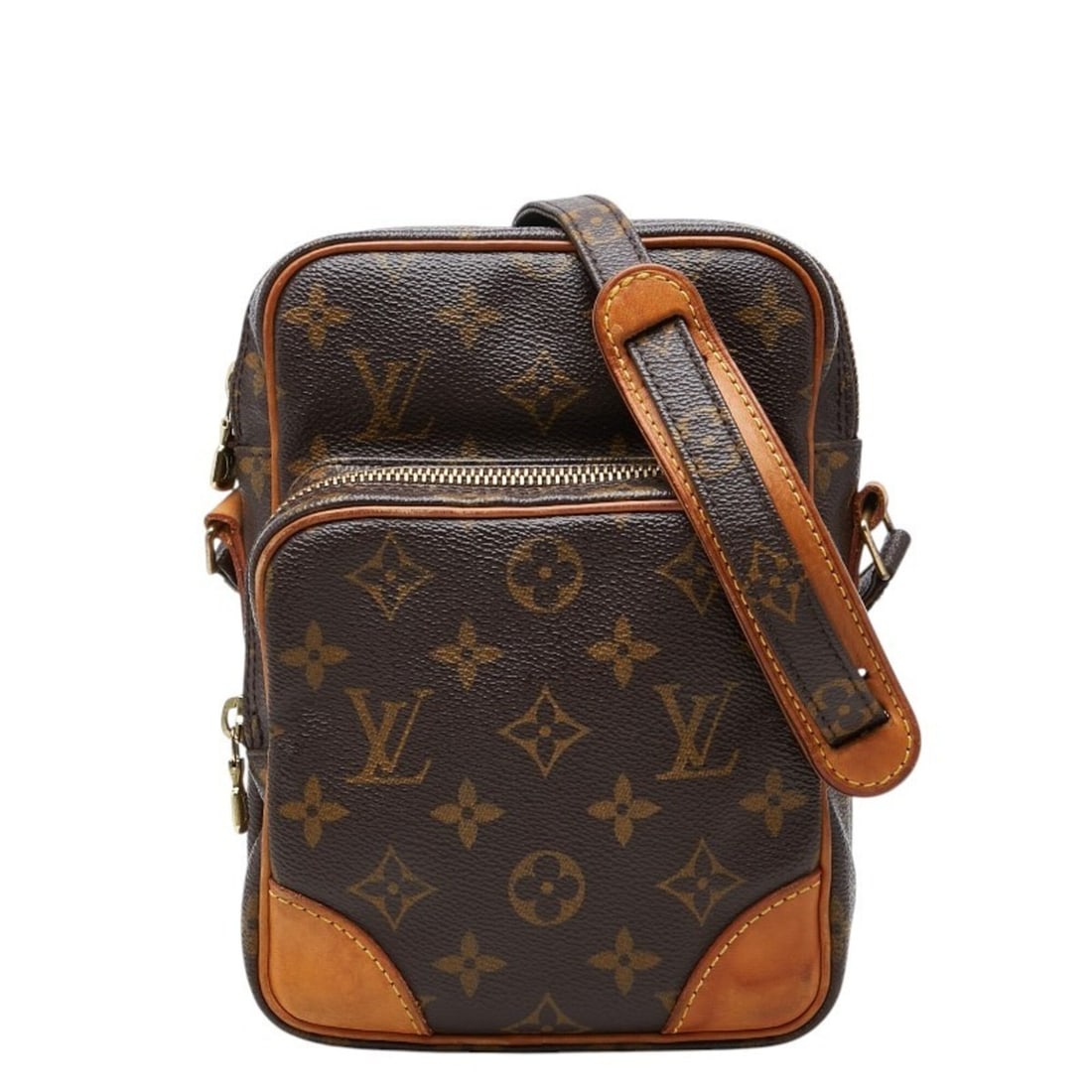 Louis Vuitton Monogram Amazon Crossbody Shoulder Bag M45236 Brown Leather Women's LOUIS VUITTON: --- Catalog ---Category: SizeSize (HxWxD): 20cm x 14.5cm x 8.5cm / 7.87'' x 5.7'' x 3.34''Category: DesignType: Shoulder bagColor: BrownGender: WomenMaterial: PVC , Leather Category: GeneralMPN: M4523