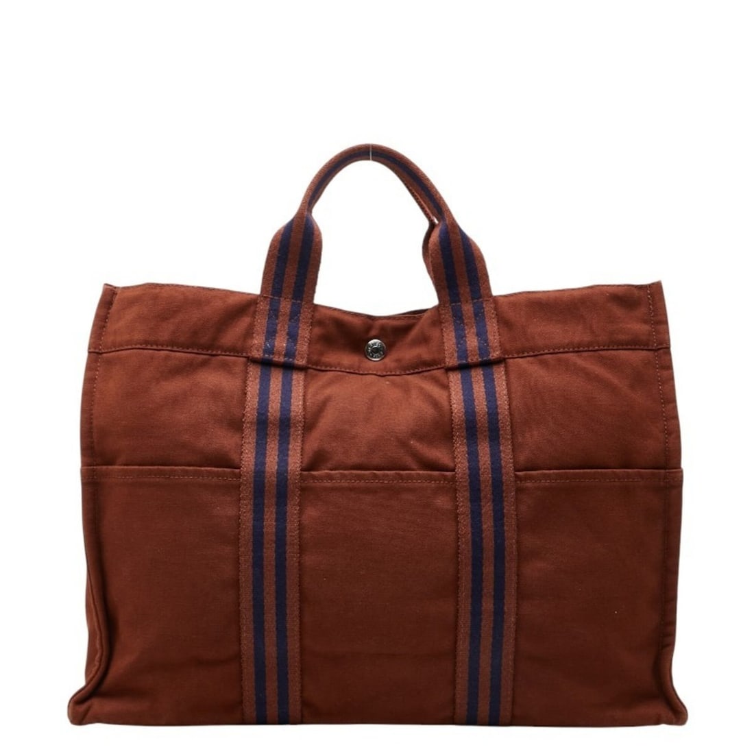 Hermes Fleutou MM Tote Bag, Brown Canvas, Women's HERMES: --- Catalog ---Category: SizeSize (HxWxD): 31cm x 43cm x 10cm / 12.2'' x 16.92'' x 3.93''Category: DesignType: Tote bagColor: BrownGender: WomenMaterial: Canvas Category: GeneralBrand: Hermes--- Item 