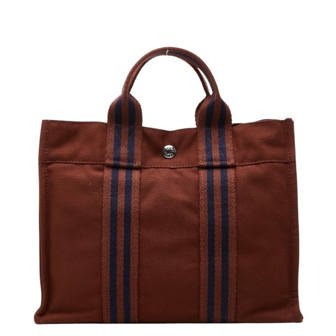 Hermes Fourre-Tout PM Tote Bag, Brown Canvas, Women's HERMES: --- Catalog ---Category: SizeSize (HxWxD): 23cm x 30cm x 7cm / 9.05'' x 11.81'' x 2.75''Category: DesignType: Tote bagColor: BrownGender: WomenMaterial: Canvas Category: GeneralBrand: Hermes--- Item L
