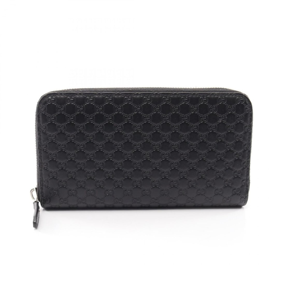 Gucci Microguccissima Round Long Wallet, Leather, Men's/Women's, Black, 544473: --- Catalog ---Category: SizeSize (HxWxD): 10.5cm x 19cm x 2cm / 4.13'' x 7.48'' x 0.78''Category: DesignType: Long wallet (bi-fold)Color: BlackGender: Men,WomenMaterial: Leather Category: GeneralMPN: