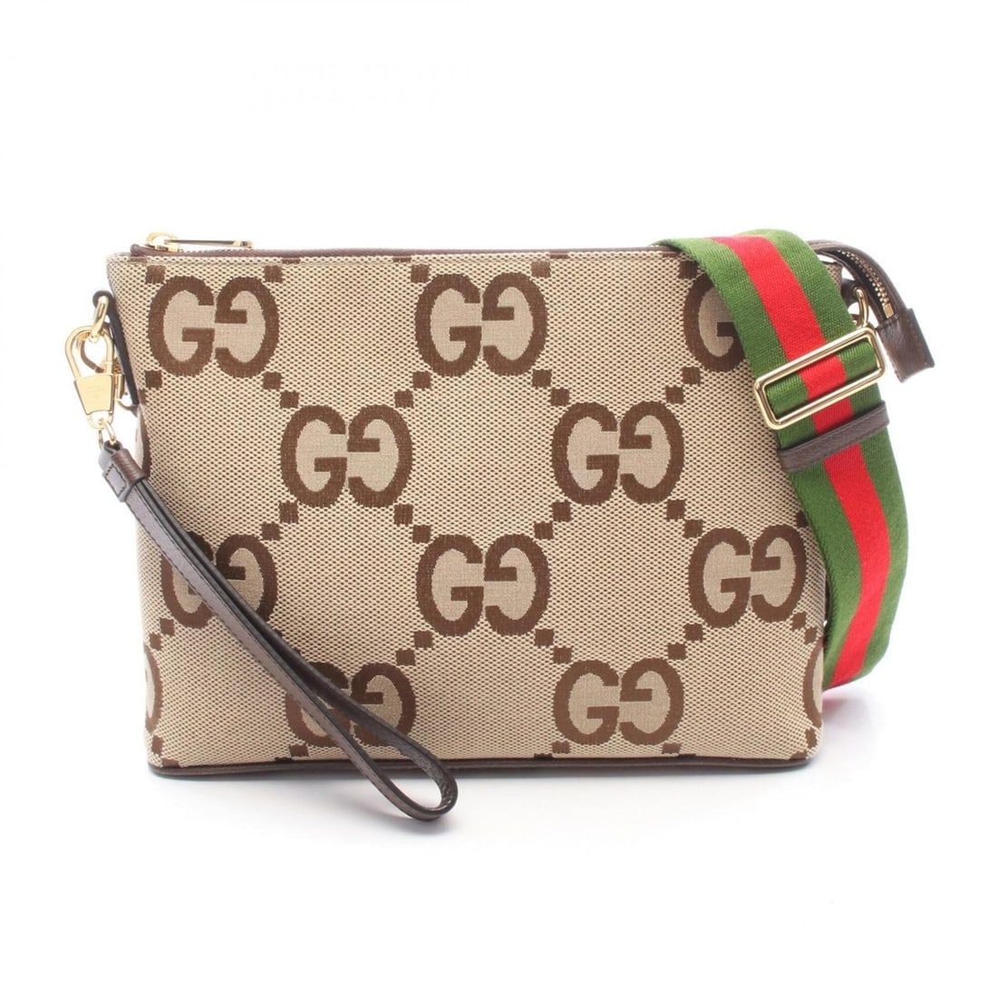 Gucci Jumbo GG Messenger Bag, Shoulder Handbag, Canvas and Leather, Men's Women's, Beige Brown,: --- Catalog ---Category: SizeSize (HxWxD): 23cm x 30cm x 5cm / 9.05'' x 11.81'' x 1.96''Category: DesignType: Handbag, Messenger bag, Shoulder bagColor: Beige, BrownGender: Men,WomenMaterial: Canvas ,
