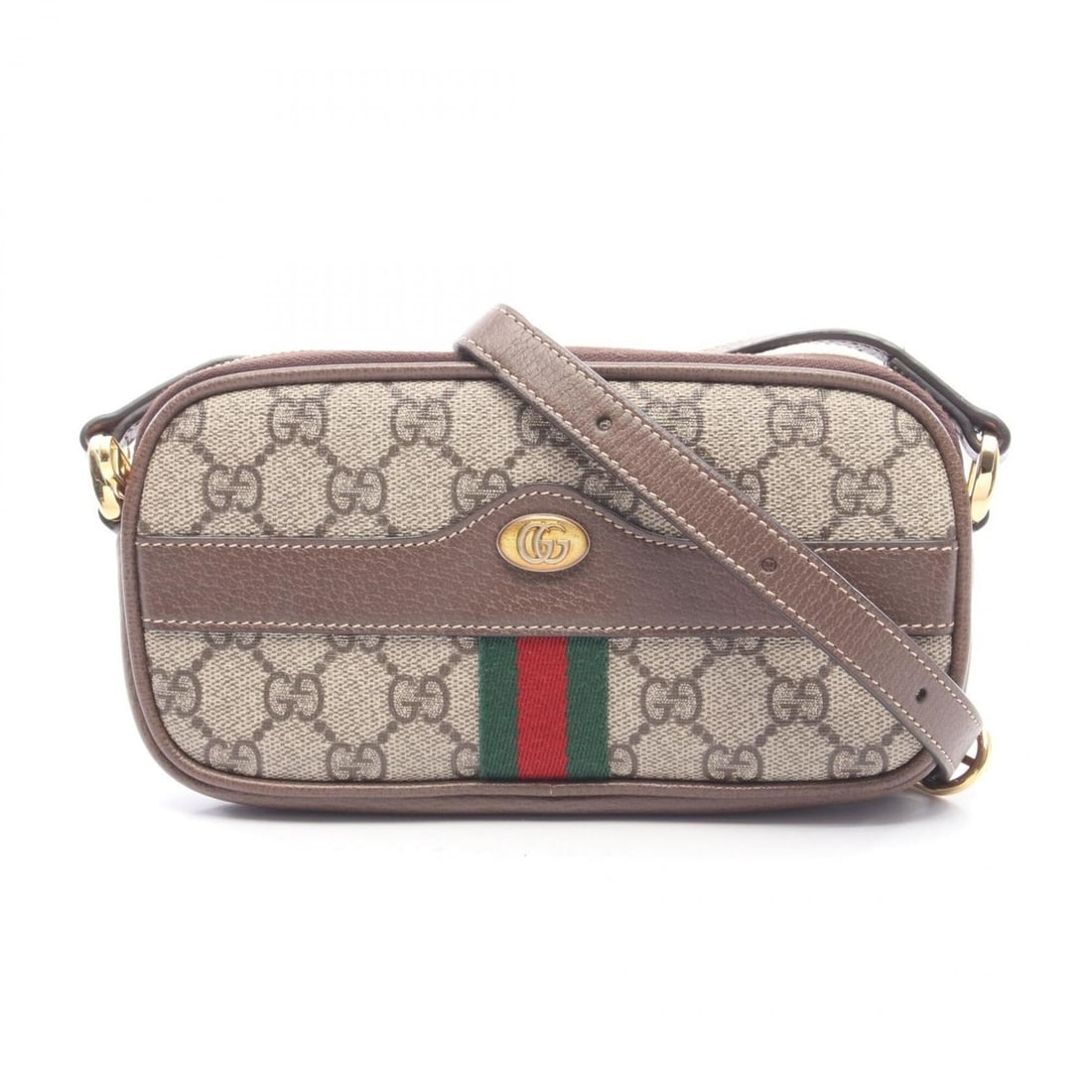 Gucci Ophidia GG Supreme Sherry Line Shoulder Bag/Handbag, Coated Canvas and Leather, Women's,: --- Catalog ---Category: SizeSize (HxWxD): 10cm x 19cm x 2cm / 3.93'' x 7.48'' x 0.78''Category: DesignType: Handbag, Shoulder bagColor: Beige, Brown, Multi-colorGender: WomenMaterial: PVC , Leather C