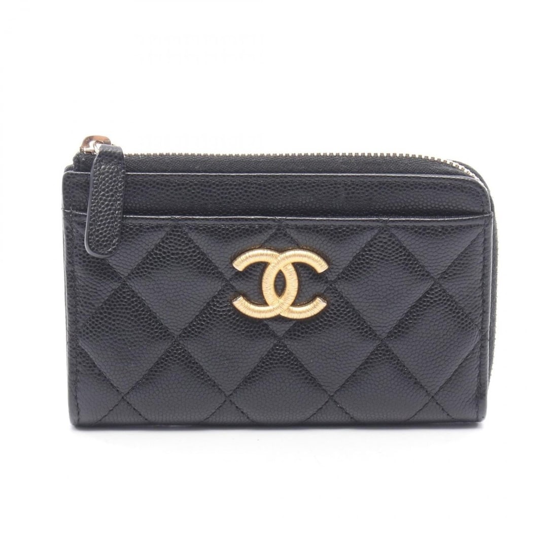 Chanel Matelassé Coco Mark Fragment Case Wallet/Coin Purse, Caviar Skin (Grained Calfskin), (1 of 15)