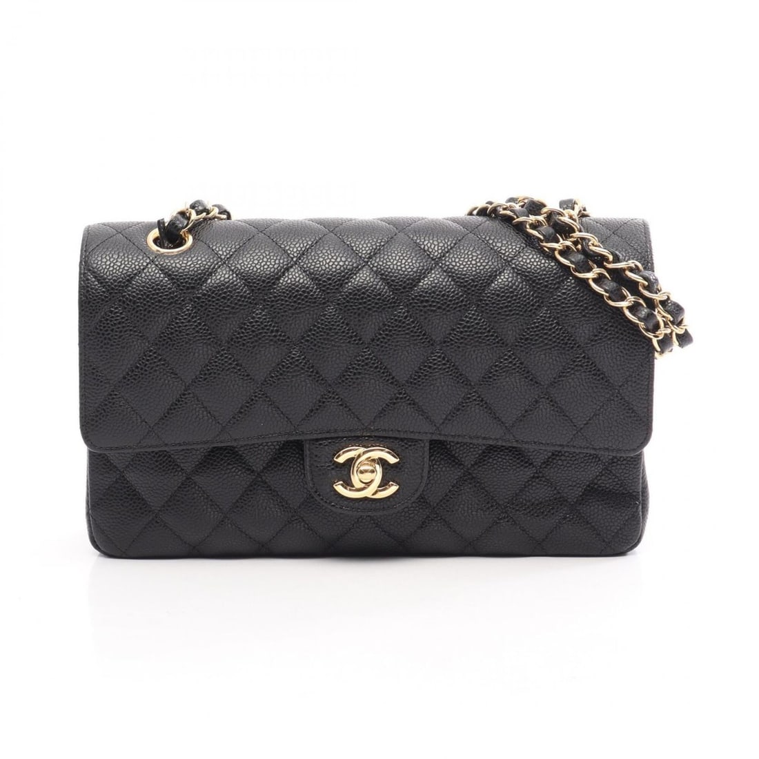 Chanel Matelassé Double Flap Shoulder Bag/Handbag, Caviar Leather (Grained Calfskin), Women's, (1 of 11)