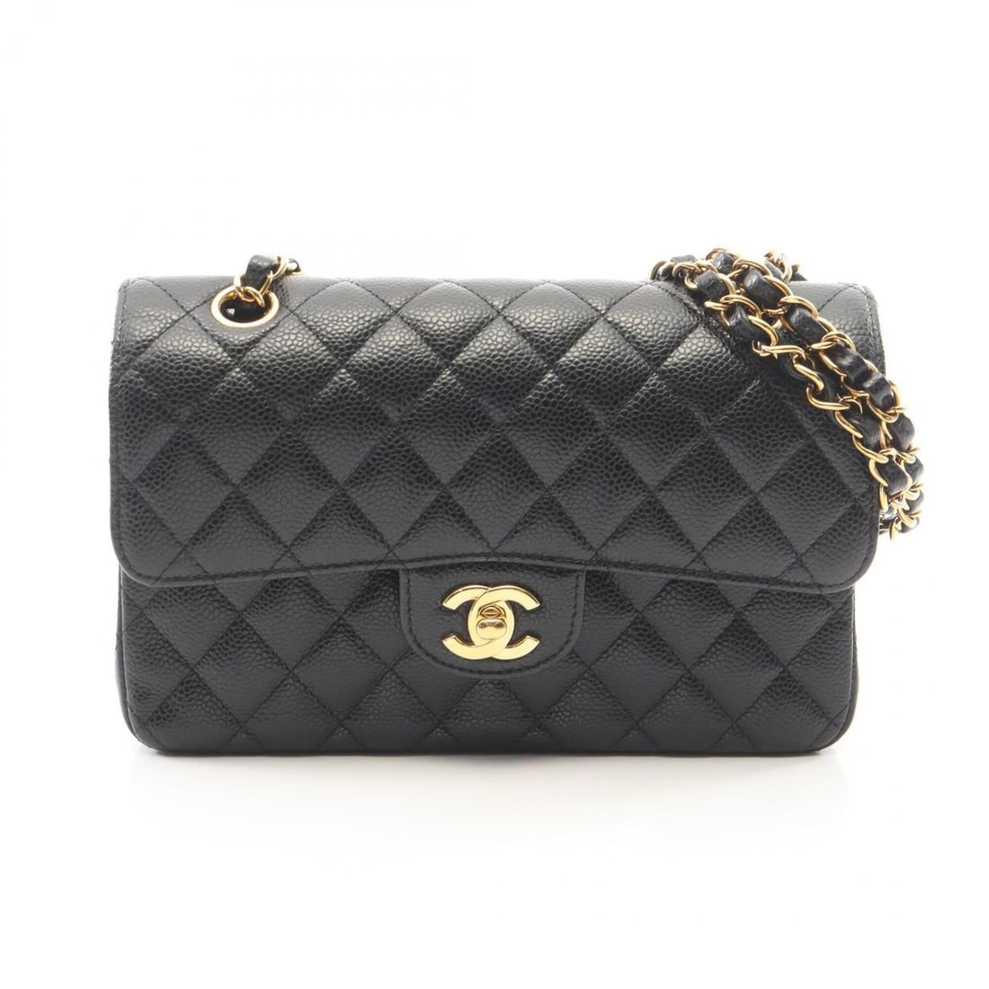 Chanel Matelassé Double Flap Shoulder Bag/Handbag, Caviar Leather (Grained Calfskin), Women's, (1 of 12)