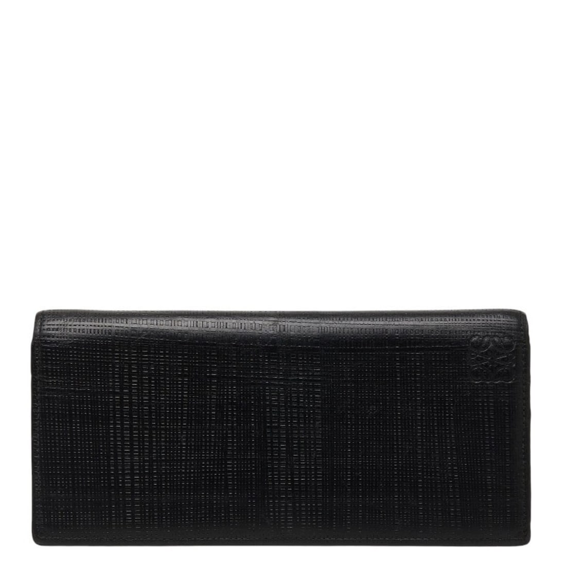 Loewe Anagram Linen Long Wallet, Black Leather, Women's LOEWE: --- Catalog ---Category: SizeSize (HxWxD): 9cm x 19cm x 1cm / 3.54'' x 7.48'' x 0.39''Category: DesignType: Long wallet (bi-fold)Color: BlackGender: WomenMaterial: Leather Category: GeneralBrand: Loew