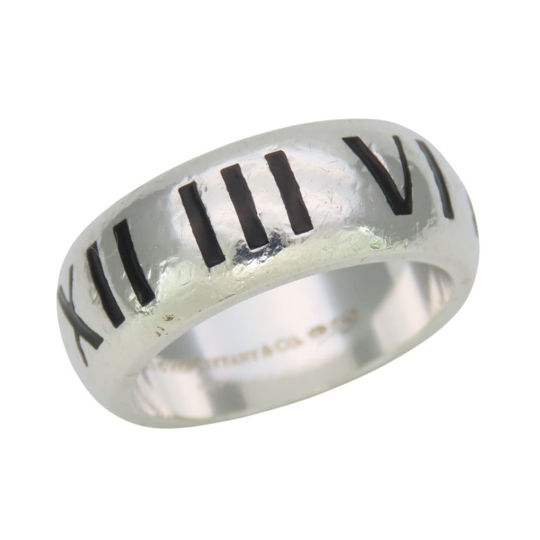 Tiffany & Co. Atlas Ring, Sterling Silver 925, Women's.: --- Catalog ---Category: SizeJP Size: 14US Size: 7Category: DesignType: Band ringColor: SilverGender: WomenMaterial: Silver 925Category: GeneralBrand: Tiffany--- Item List ---Section: ConditionRanking