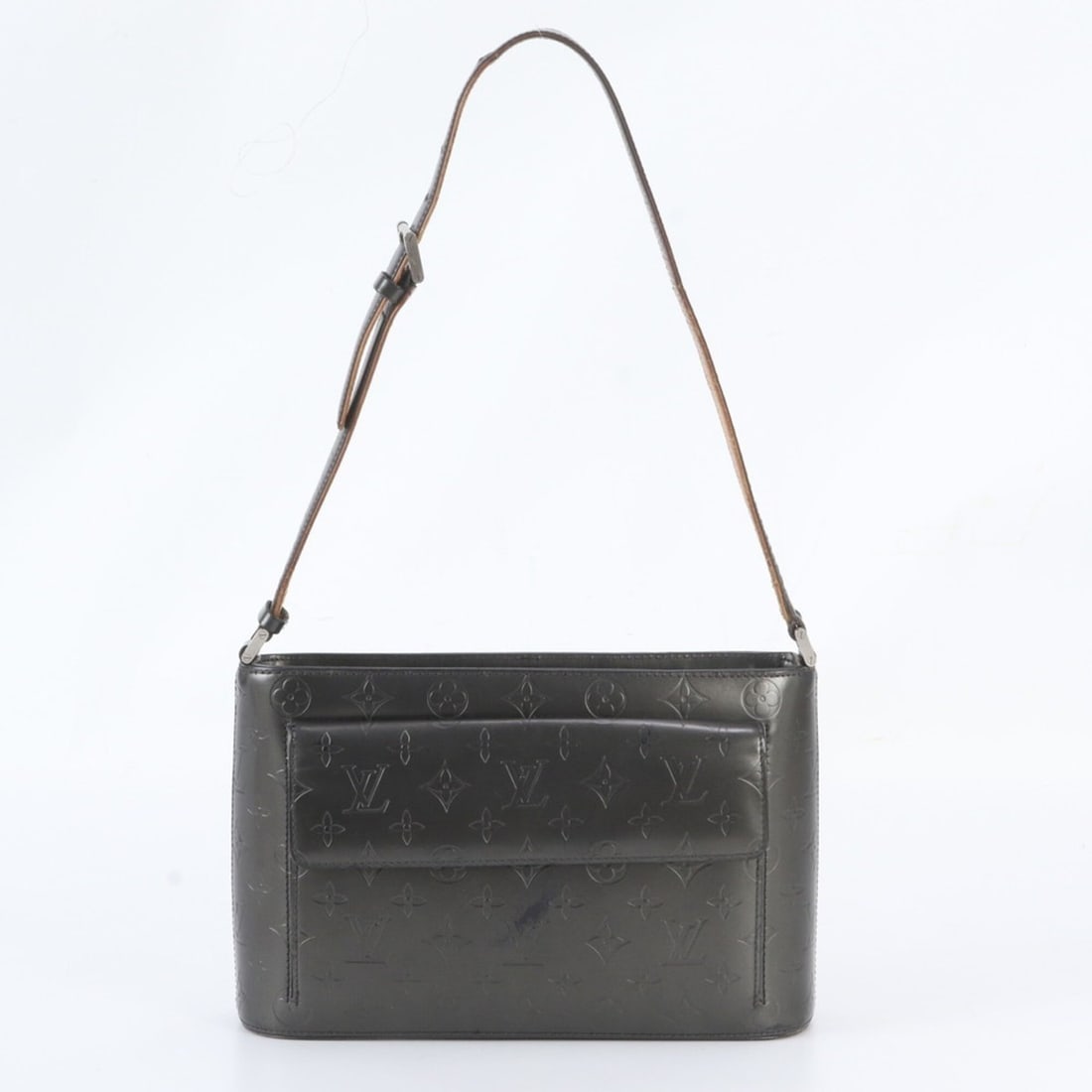 Louis Vuitton Monogram Matte Alston M55122 Leather Shoulder Bag Tote Handbag for Women: --- Catalog ---Category: SizeSize (HxWxD): 20cm x 30cm x 8cm / 7.87'' x 11.81'' x 3.14''Category: DesignType: Handbag, Shoulder bag, Tote bagColor: Monogram, NoirGender: WomenMaterial: Leather Categor