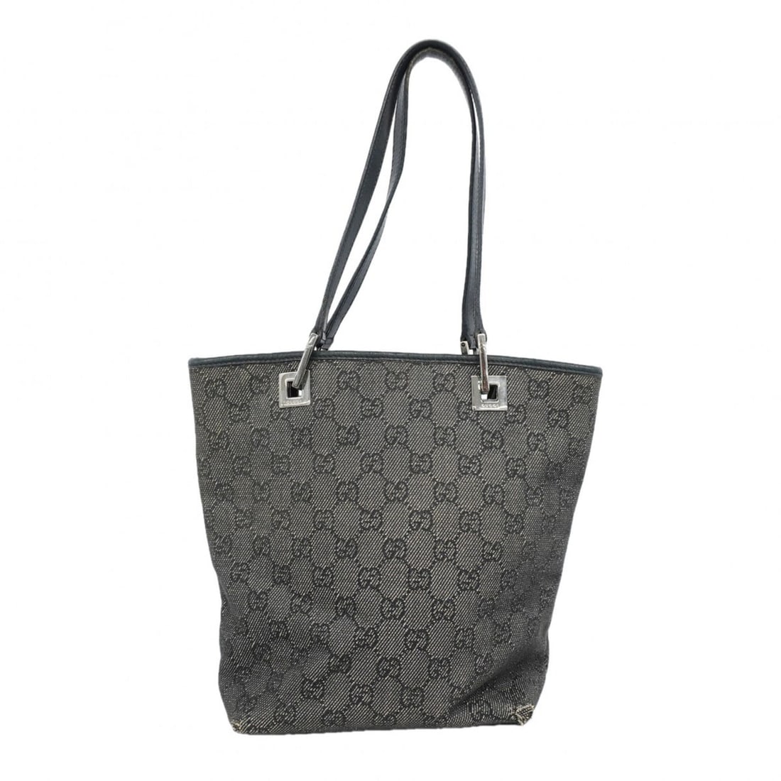 Gucci Tote Bag 31244 Denim Black Women's P3171590: --- Catalog ---Category: SizeSize (HxWxD): 23.5cm x 19cm x 10cm / 9.25'' x 7.48'' x 3.93''Category: DesignType: Tote bagColor: BlackGender: WomenMaterial: Denim Hardware Color: SilverCategory: General