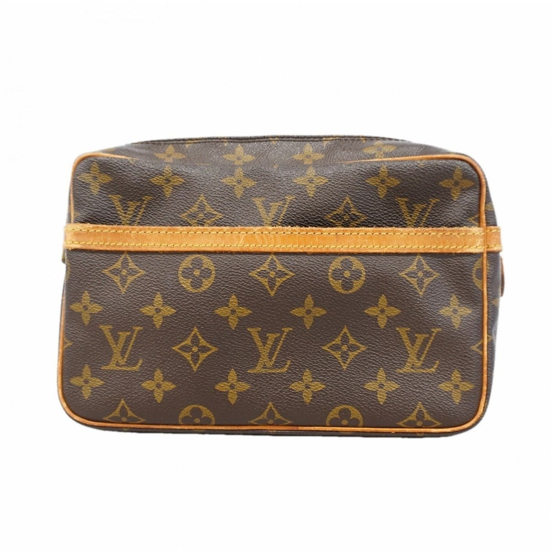 Louis Vuitton Monogram Compiegne 23 Clutch Bag M51847 Brown (Men's/Women's) P3127413: --- Catalog ---Category: SizeSize (HxWxD): 15cm x 23cm x 6cm / 5.9'' x 9.05'' x 2.36''Category: DesignType: Clutch bagColor: BrownGender: Men,WomenCategory: GeneralMPN: M51847Brand: Louis Vuitton--- I