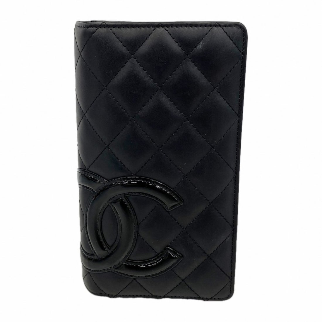Chanel Cambon Lambskin Long Wallet, Black, Women's, P3127236: --- Catalog ---Category: SizeSize (HxWxD): 18cm x 10.5cm x 3cm / 7.08'' x 4.13'' x 1.18''Category: DesignType: Long wallet (bi-fold)Color: BlackGender: WomenMaterial: Leather Leather/Fur Type: Lambski