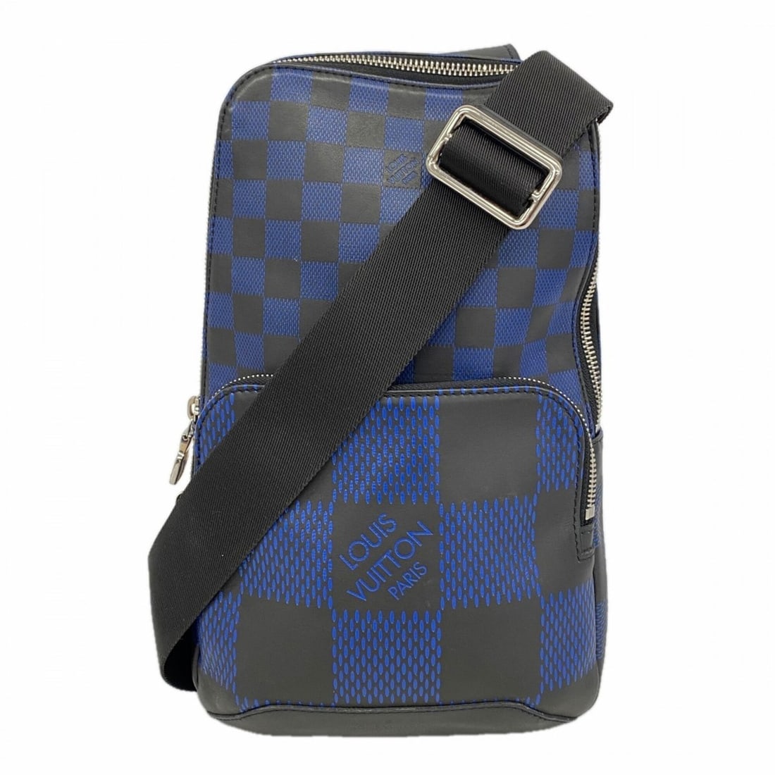 Louis Vuitton Damier Infini 3D Avenue Sling Bag N50024 Marine Noir Men's P3120206: --- Catalog ---Category: SizeSize (HxWxD): 30.5cm x 20cm x 5cm / 12'' x 7.87'' x 1.96''Category: DesignType: Sling bagColor: BlueGender: MenCategory: GeneralMPN: N50024Brand: Louis Vuitton--- Item Lis