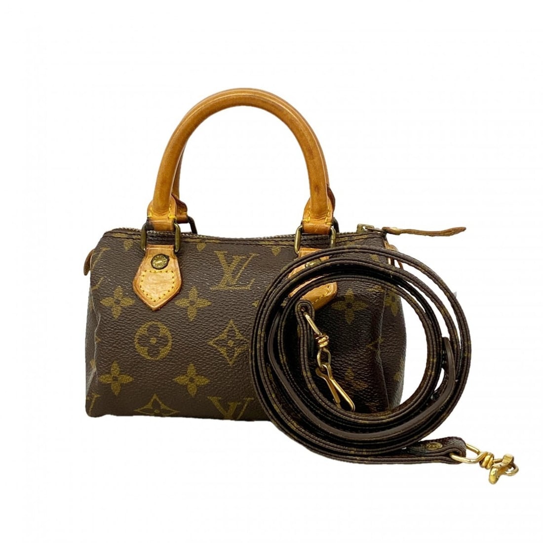 Louis Vuitton Monogram Mini Speedy Handbag M41534 Brown 2-way bag for women P3098749: --- Catalog ---Category: SizeSize (HxWxD): 9.5cm x 16cm x 7cm / 3.74'' x 6.29'' x 2.75''Category: DesignType: HandbagColor: BrownGender: WomenCategory: GeneralMPN: M41534Brand: Louis Vuitton--- Item L