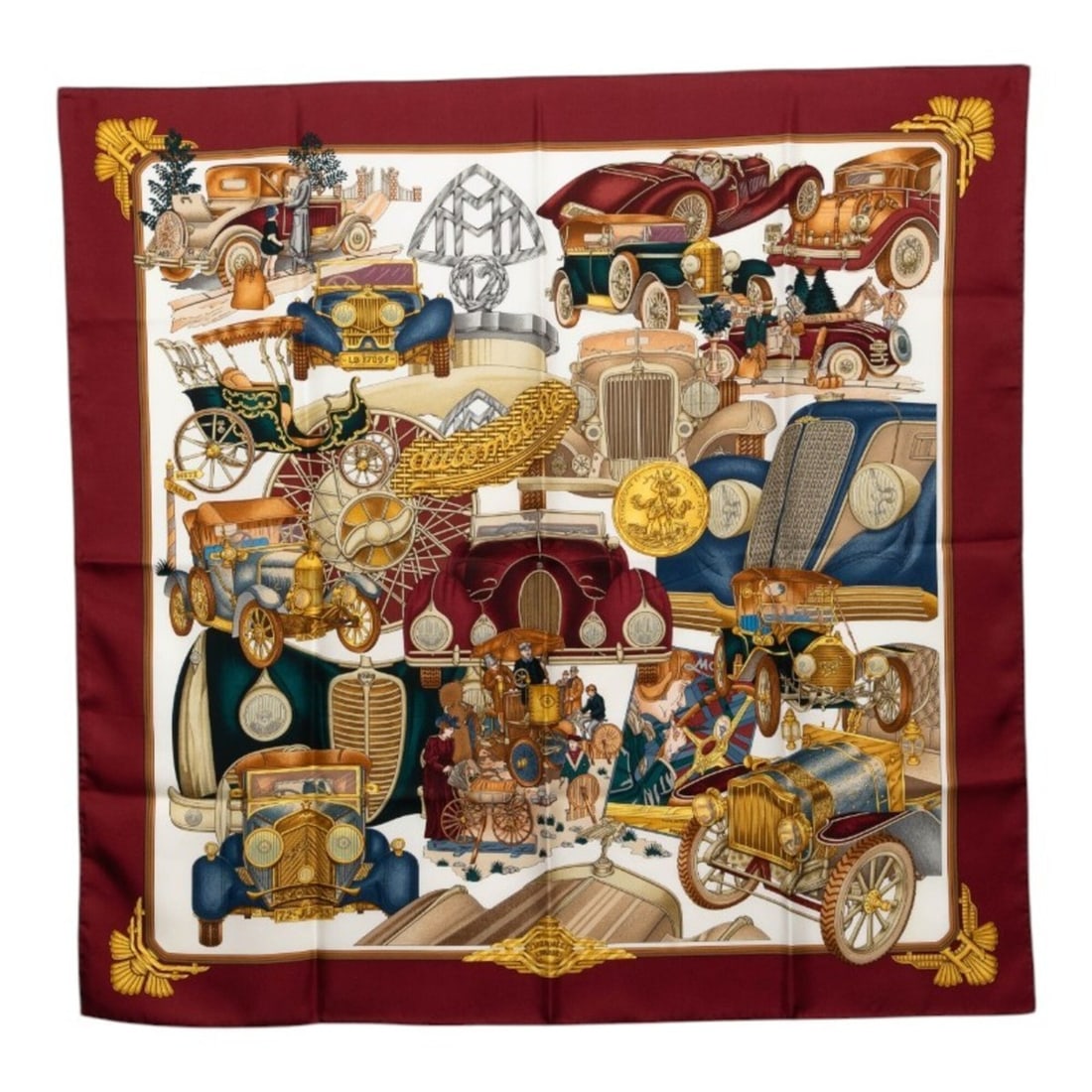 Hermes Carre 90 ST.CHRISTOPHE ET L’ENFANT JESUS Automobile Scarf Muffler Large Multicolor Silk: --- Catalog ---Category: SizeSize (LxW): 88cm x 90cm / 34.64'' x 35.43''Category: DesignType: ScarfColor: Multi-colorGender: WomenMaterial: Silk Category: GeneralBrand: Hermes--- Item List ---Section: