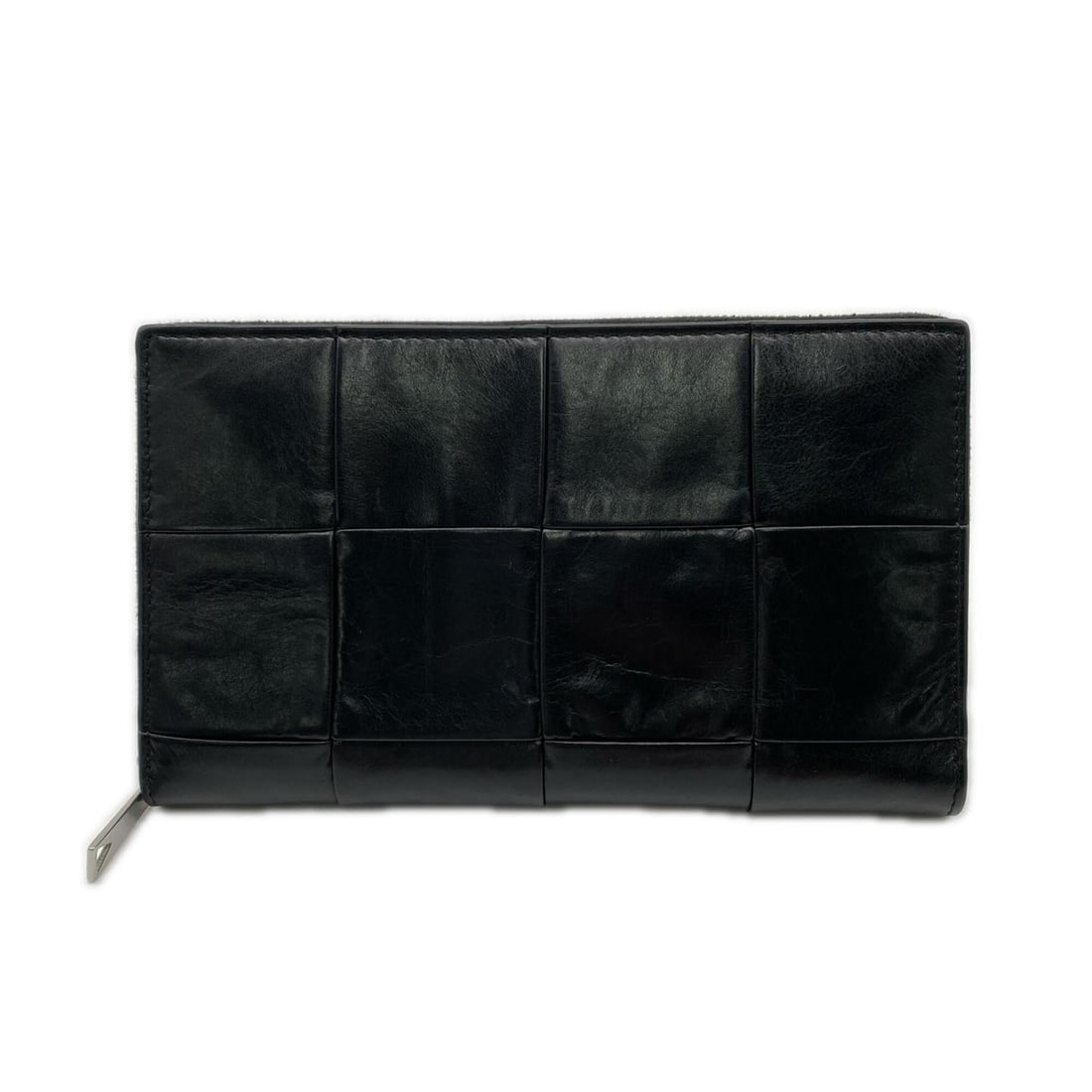 BOTTEGA VENETA Cassette Zip-Around Wallet 690945 Long Black Calf Leather Nylon Men's: --- Catalog ---Category: SizeSize (HxWxD): 11cm x 19cm x 2cm / 4.33'' x 7.48'' x 0.78''Category: DesignType: Long wallet (bi-fold)Color: BlackGender: MenClosure: ZipperMaterial: Nylon , Leather Catego