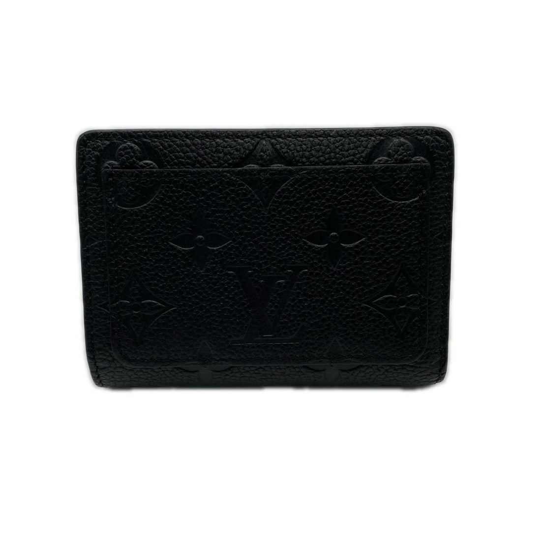 LOUIS VUITTON Louis Vuitton Monogram Empreinte Portefeuille Claire Noir M80151 Bi-fold Wallet Black: --- Catalog ---Category: SizeSize (HxWxD): 8.5cm x 11cm x 3.5cm / 3.34'' x 4.33'' x 1.37''Category: DesignType: Wallet (bi-fold)Color: Black, NoirGender: WomenMaterial: Leather Leather/Fur Type: Calf 
