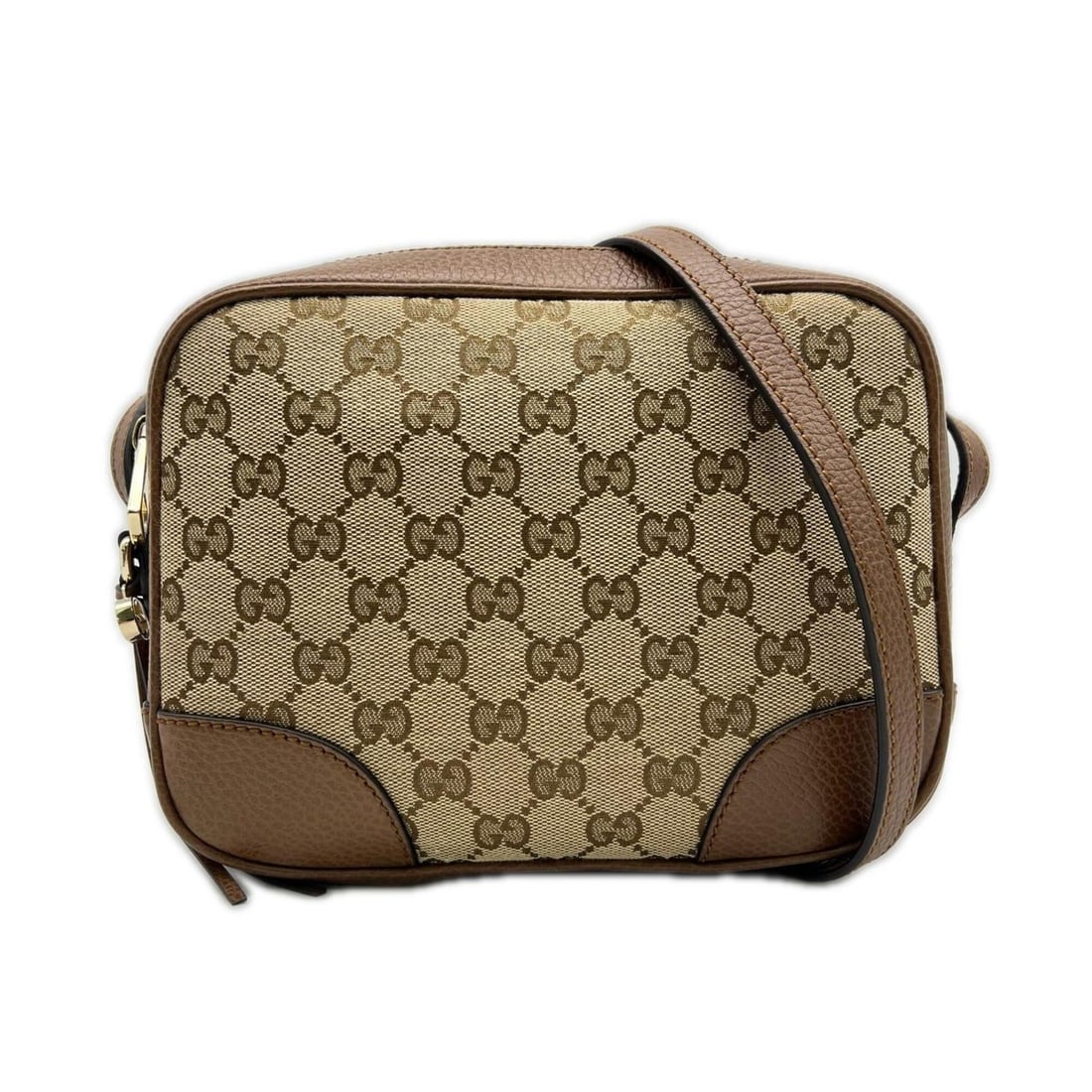 GUCCI GG Canvas Shoulder Bag 449413 Brown Beige Leather Women's: --- Catalog ---Category: SizeSize (HxWxD): 16cm x 21cm x 7cm / 6.29'' x 8.26'' x 2.75''Strap Length: 133cm / 52.36''Category: DesignType: Shoulder bagColor: Beige, BrownGender: WomenClosure: ZipperMat