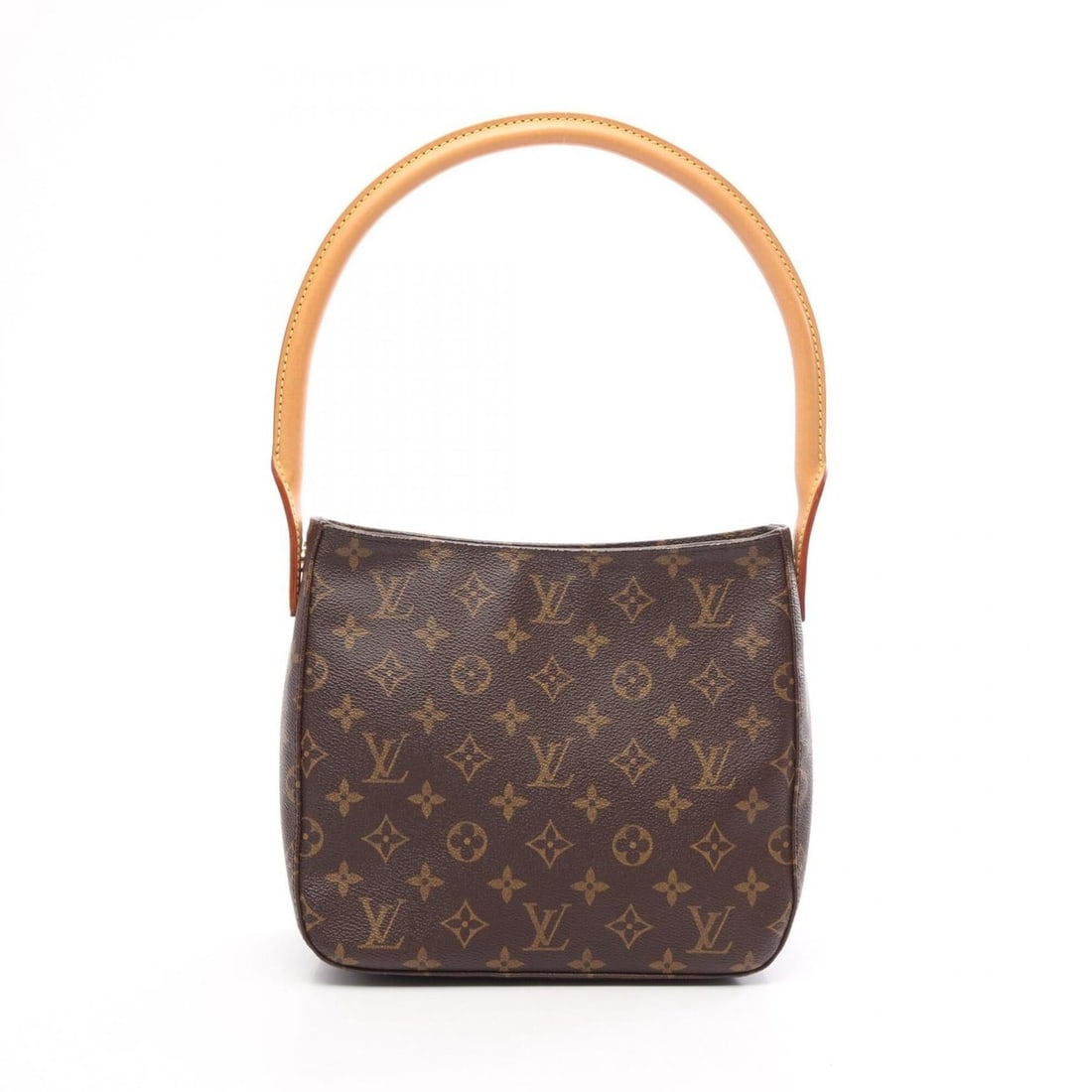 Louis Vuitton Looping MM Shoulder Bag/Handbag, Coated Canvas and Leather, Monogram Pattern, Women's,: --- Catalog ---Category: SizeSize (HxWxD): 21cm x 24cm x 10cm / 8.26'' x 9.44'' x 3.93''Category: DesignType: Handbag, Shoulder bagColor: Brown, MonogramGender: WomenMaterial: Coated canvas , Leather 