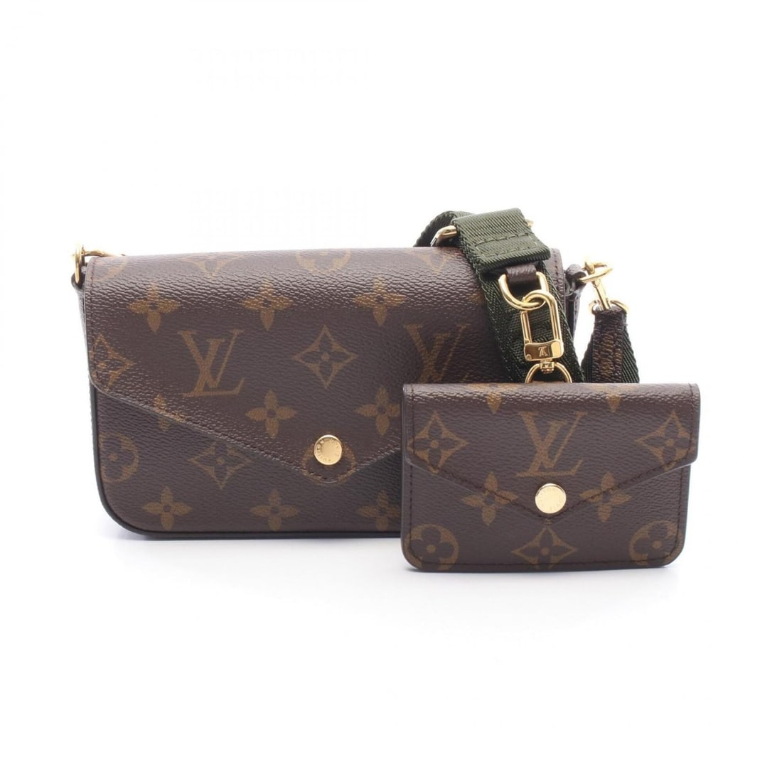 Louis Vuitton Multi Pochette Felicie Shoulder Bag/Handbag, Coated Canvas, Monogram, Women's, (1 of 9)