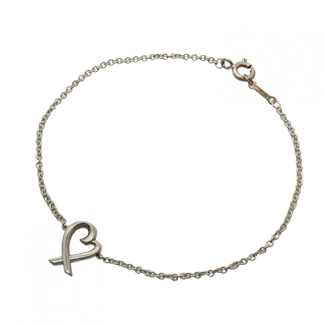 Tiffany & Co. Loving Heart Bracelet, Sterling Silver 925, Women's: --- Catalog ---Category: SizeLength: 17.5cm / 6.88''Category: DesignType: Charm braceletGender: WomenMaterial: Silver 925Category: GeneralBrand: Tiffany--- Item List ---Section: ConditionRanking: Rank