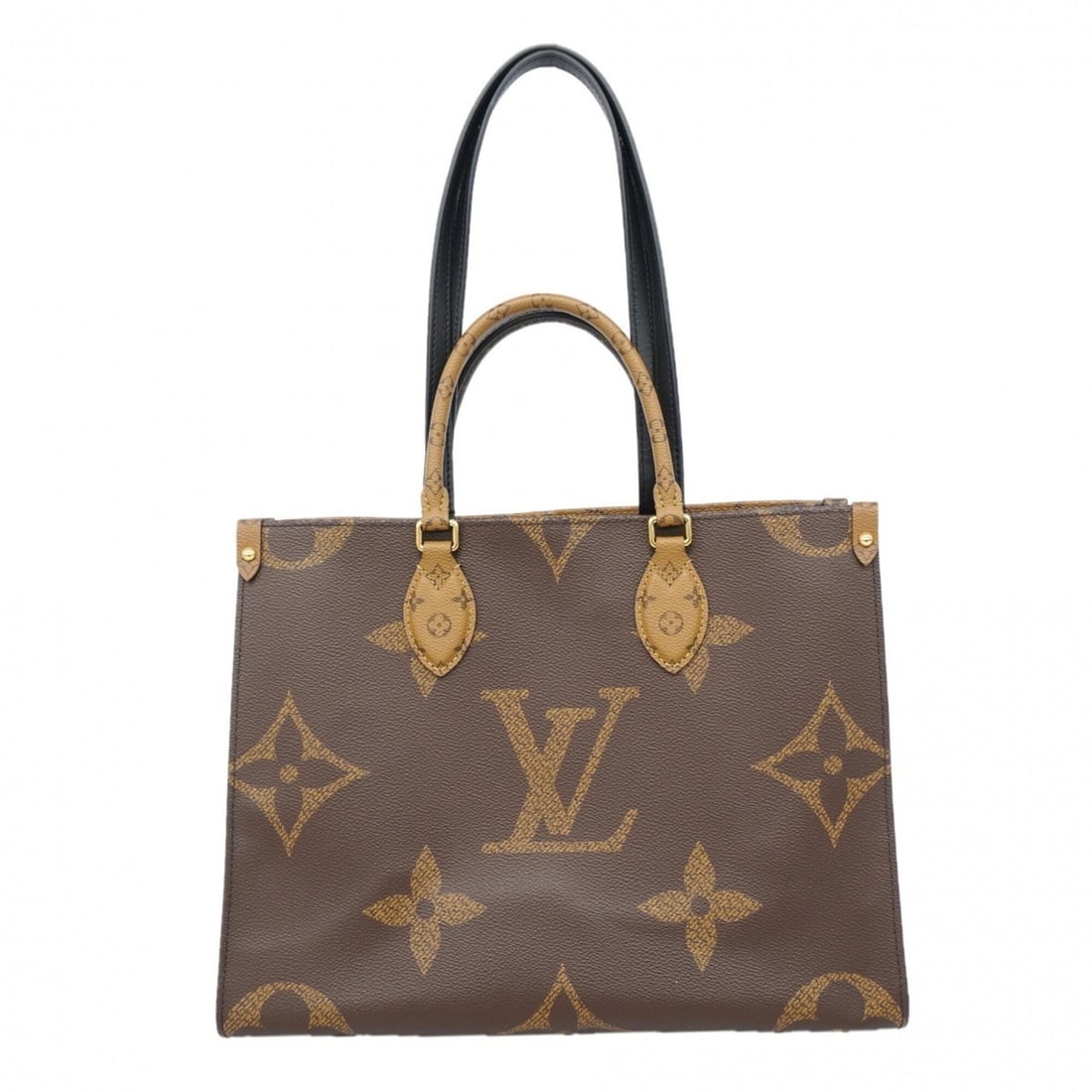 Louis Vuitton Monogram Giant Reverse OnTheGo MM Tote Bag M45321 Brown 2-way bag for women: --- Catalog ---Category: SizeSize (HxWxD): 27cm x 34.5cm x 14.5cm / 10.62'' x 13.58'' x 5.7''Category: DesignType: Tote bagColor: BrownGender: WomenCategory: GeneralMPN: M45321Brand: Louis Vuitton--- 