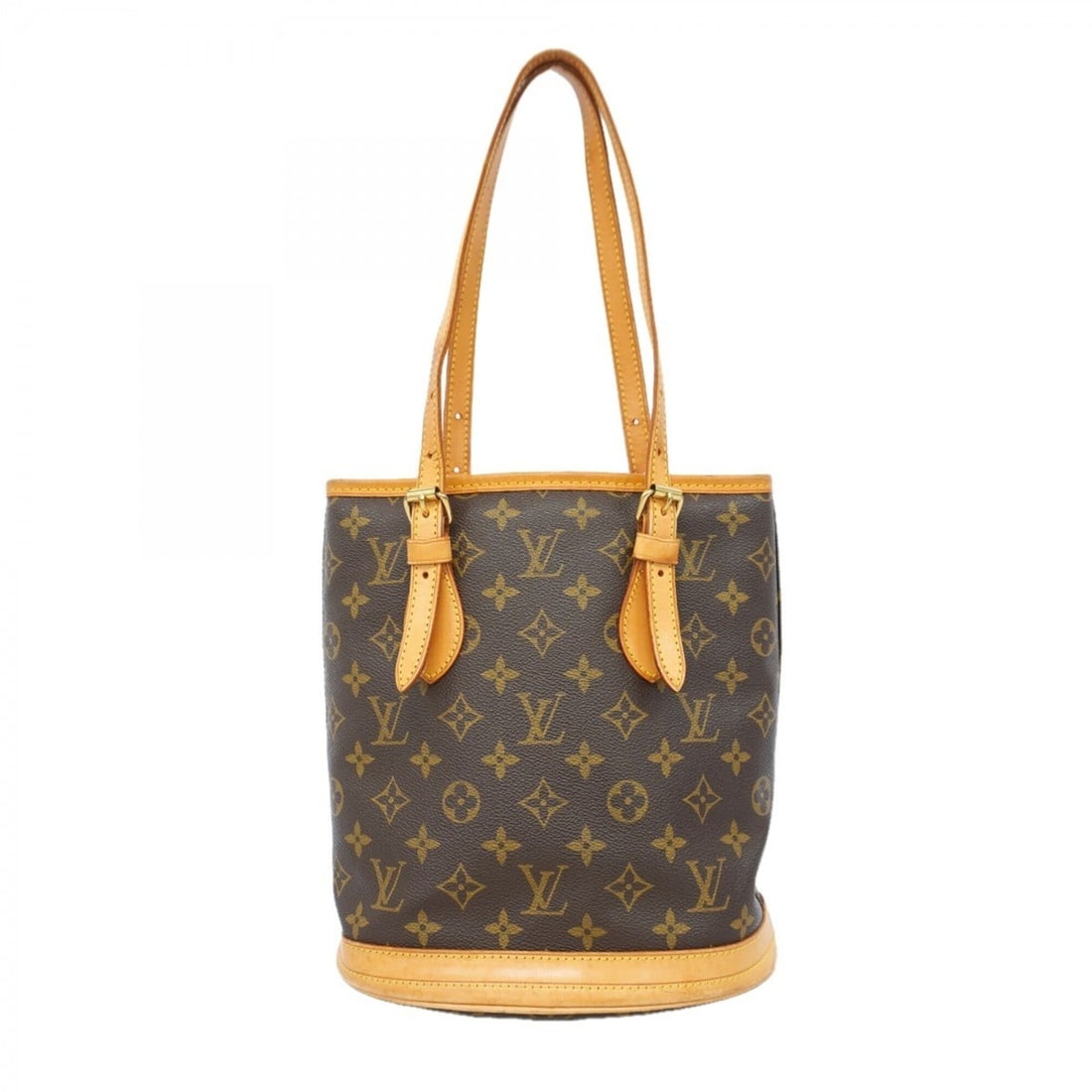 Louis Vuitton Monogram Bucket PM Tote Bag M42238 Brown (Women's): --- Catalog ---Category: SizeSize (HxWxD): 25.5cm x 22.5cm x 16cm / 10.03'' x 8.85'' x 6.29''Category: DesignType: Tote bagColor: BrownGender: WomenCategory: GeneralMPN: M42238Brand: Louis Vuitton--- 