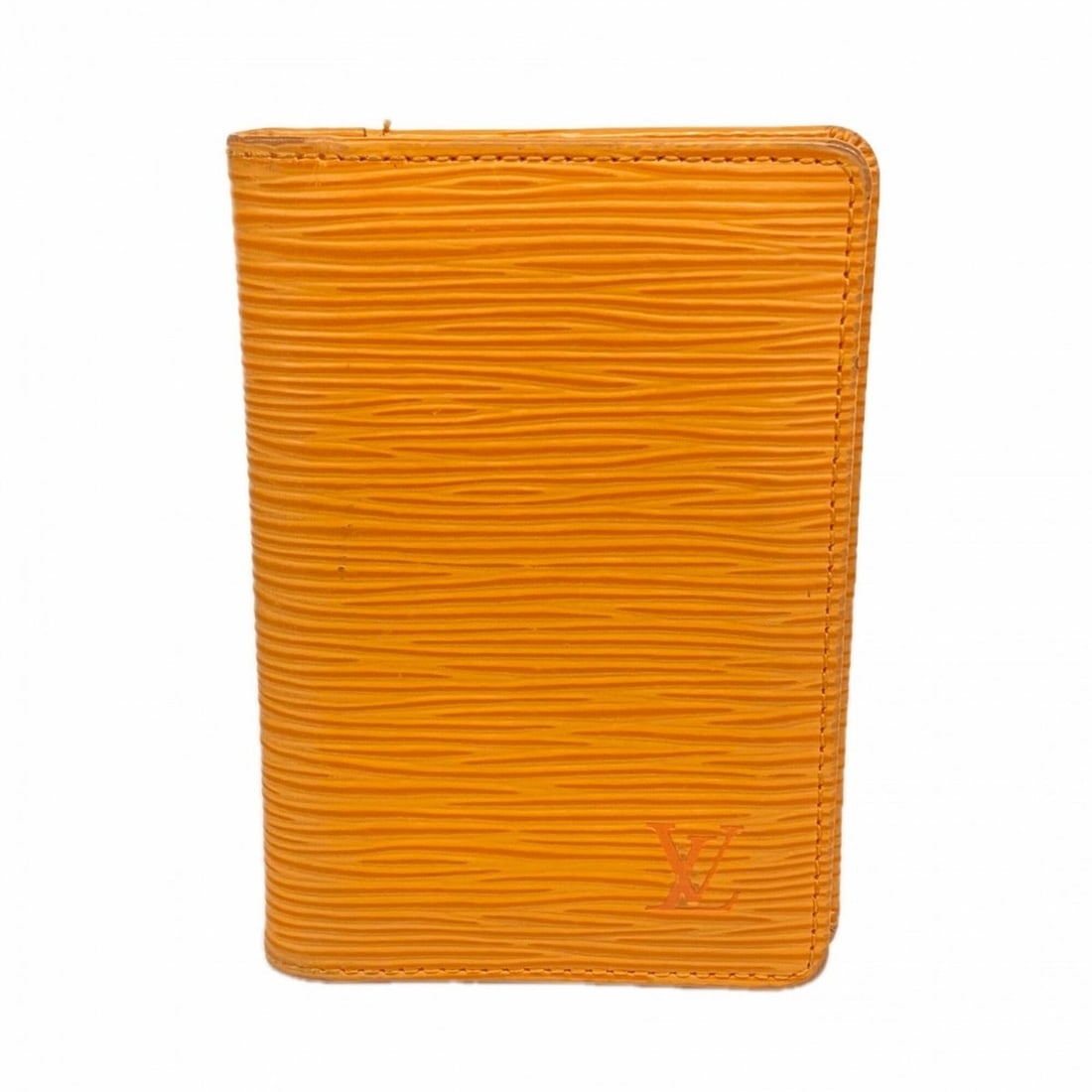 Louis Vuitton Business Card Holder/Card Case, Epi Leather, Organizer de Poche M6358H, Mandarin: --- Catalog ---Category: DesignType: Card caseColor: MandarinGender: Men,WomenCategory: GeneralMPN: M6358HBrand: Louis VuittonCategory: Physical PropertiesSize (HxWxD): 11cm x 7.5cm x 1cm / 4.33'' x 2