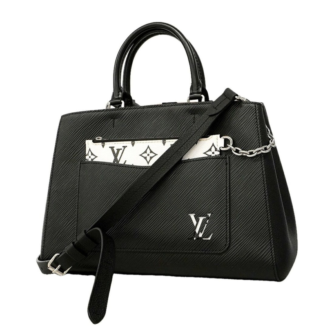 Louis Vuitton Epi Marel Tote MM Handbag M59954 Noir Rose Ballerine 2-way bag for women OP004771: --- Catalog ---Category: SizeSize (HxWxD): 21cm x 30cm x 13cm / 8.26'' x 11.81'' x 5.11''Category: DesignType: HandbagColor: Noir, Rose ballerineGender: WomenCategory: GeneralMPN: M59954Brand: Louis V