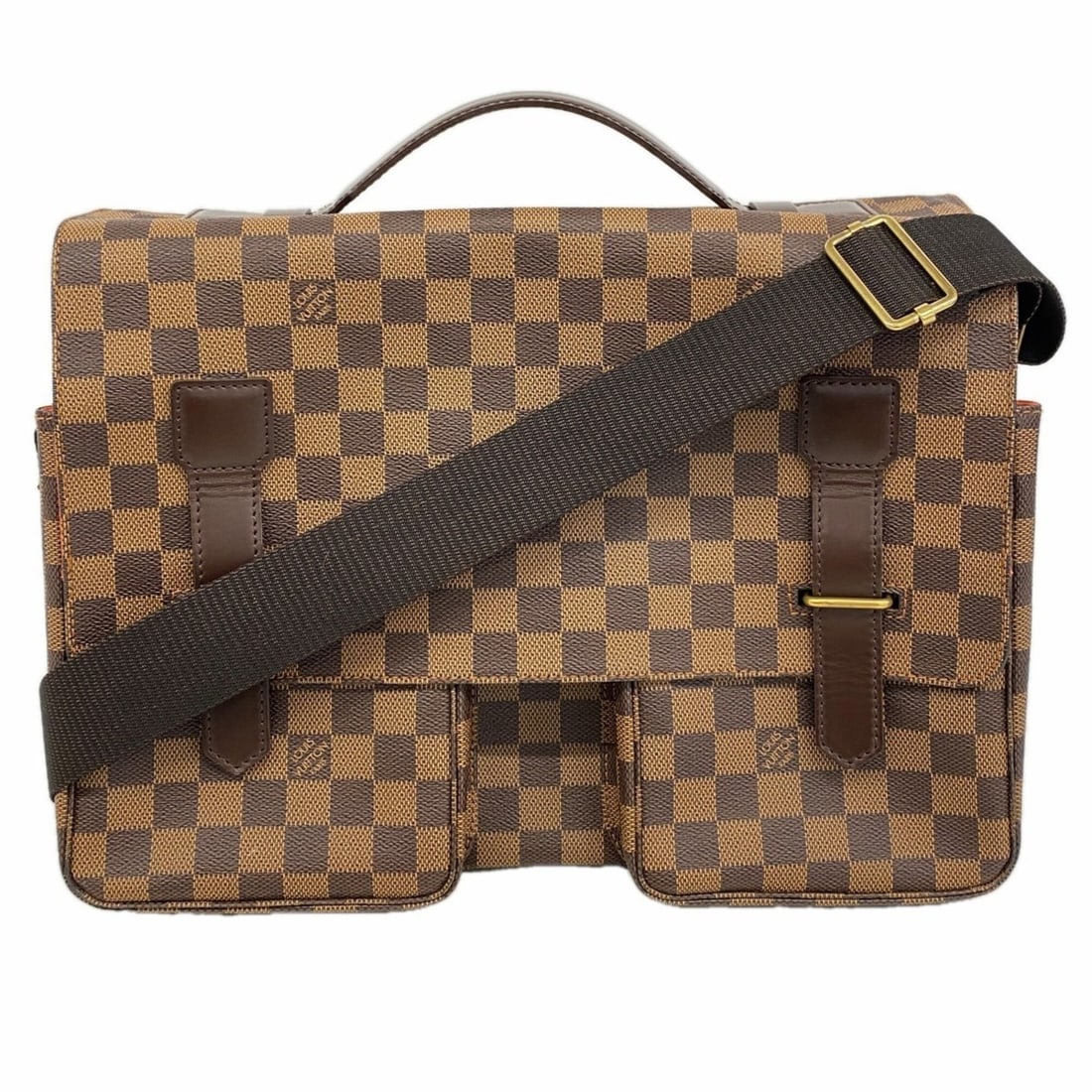 Louis Vuitton Damier Broadway Handbag N42270 Ebene 2-way bag for women (1 of 9)