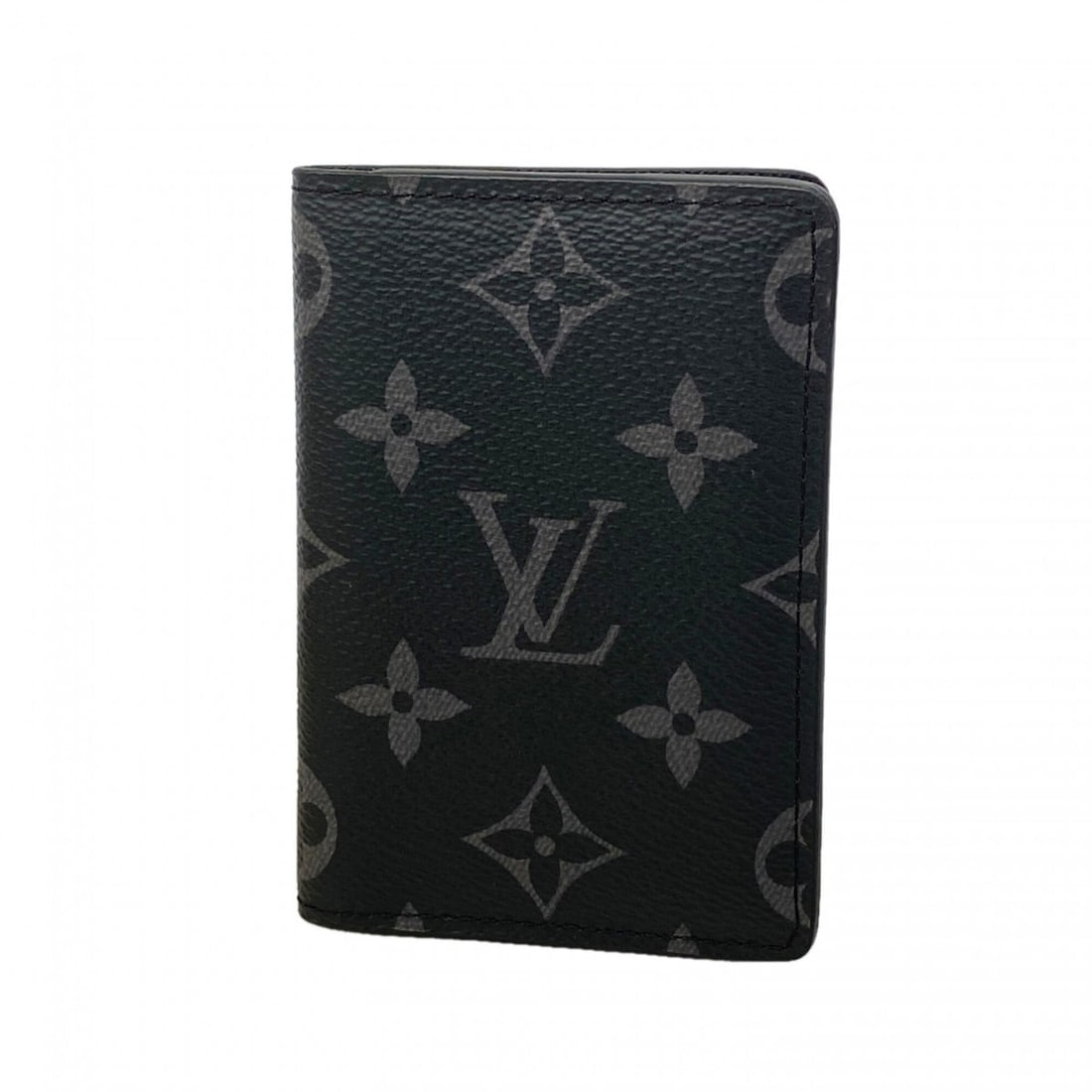 Louis Vuitton Business Card Holder/Card Case, Monogram Eclipse Organizer de Poche, M61696, Black,: --- Catalog ---Category: DesignType: Card caseColor: BlackGender: MenCategory: GeneralMPN: M61696Brand: Louis VuittonCategory: Physical PropertiesSize (HxWxD): 11cm x 8cm x 1.5cm / 4.33'' x 3.14'' x 0