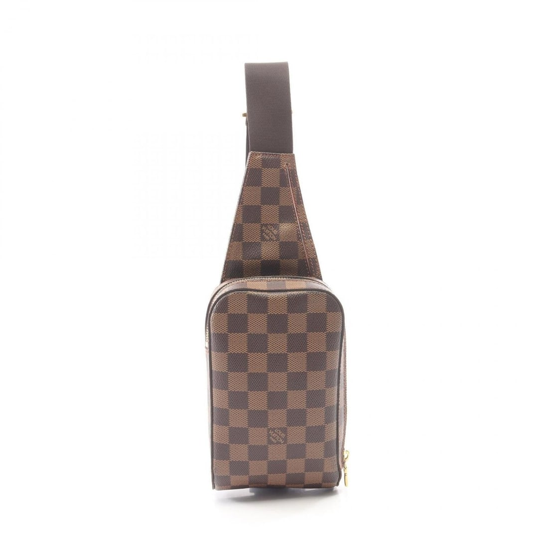 Louis Vuitton Geronimos Damier Ebene Waist Bag/Body Bag/Handbag, Coated Canvas, Men's/Women's,: --- Catalog ---Category: SizeSize (HxWxD): 19cm x 11.5cm x 5cm / 7.48'' x 4.52'' x 1.96''Category: DesignType: Fanny pack, Sling bagColor: BrownGender: Men,WomenMaterial: Coated canvas Category: Gener