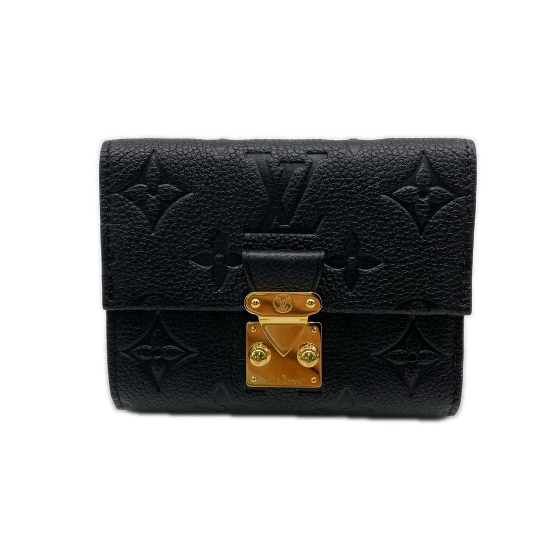 LOUIS VUITTON Louis Vuitton Monogram Empreinte Portefeuille Métis Compact Noir M80880 Bi-fold (1 of 14)