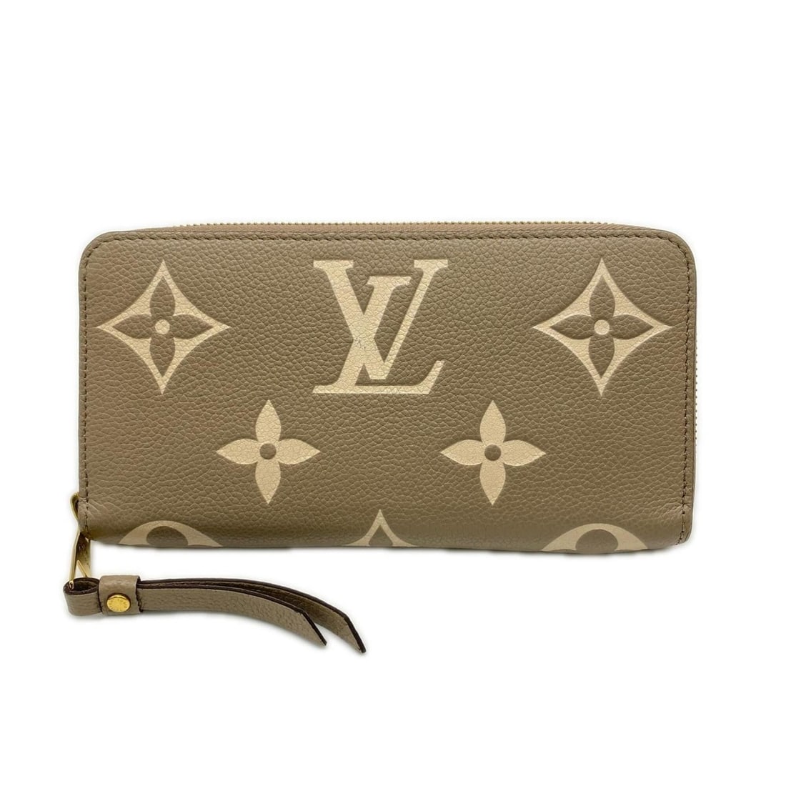 LOUIS VUITTON Louis Vuitton Monogram Empreinte Bicolor Zippy Wallet Tourterelle Cream M69794 Long: --- Catalog ---Category: SizeSize (HxWxD): 10.5cm x 19.5cm x 2.5cm / 4.13'' x 7.67'' x 0.98''Category: DesignType: Long wallet (bi-fold)Color: BeigeGender: WomenClosure: ZipperMaterial: Leather Leathe