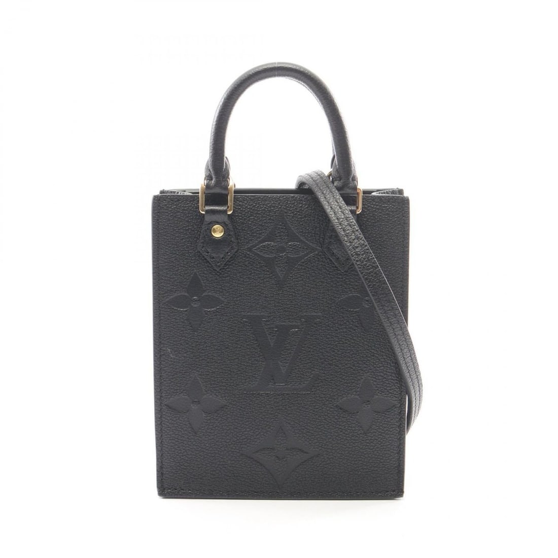 Louis Vuitton Petite Sac Plat Monogram Empreinte Noir 2-Way Handbag Leather Women's Black M81417: --- Catalog ---Category: SizeSize (HxWxD): 17cm x 14cm x 5cm / 6.69'' x 5.51'' x 1.96''Category: DesignType: HandbagColor: Black, NoirGender: WomenMaterial: Monogram Empreinte Category: GeneralMPN: M8