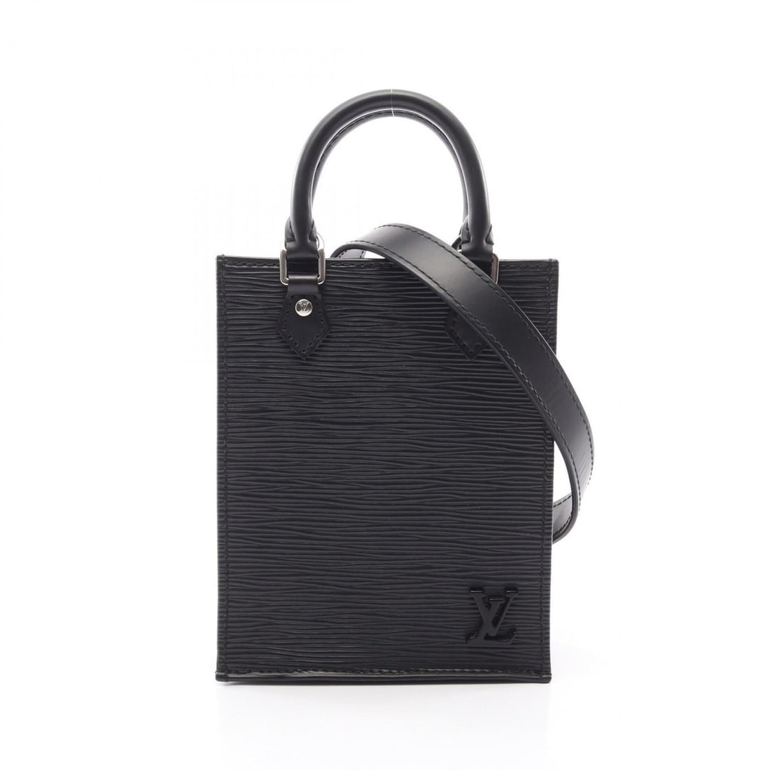 Louis Vuitton Petite Sac Plat Epi Noir 2-Way Handbag, Leather, Women's, Black, M69441: --- Catalog ---Category: SizeSize (HxWxD): 17cm x 14cm x 4.5cm / 6.69'' x 5.51'' x 1.77''Category: DesignType: HandbagColor: Black, NoirGender: WomenMaterial: Leather Category: GeneralMPN: M69441Brand