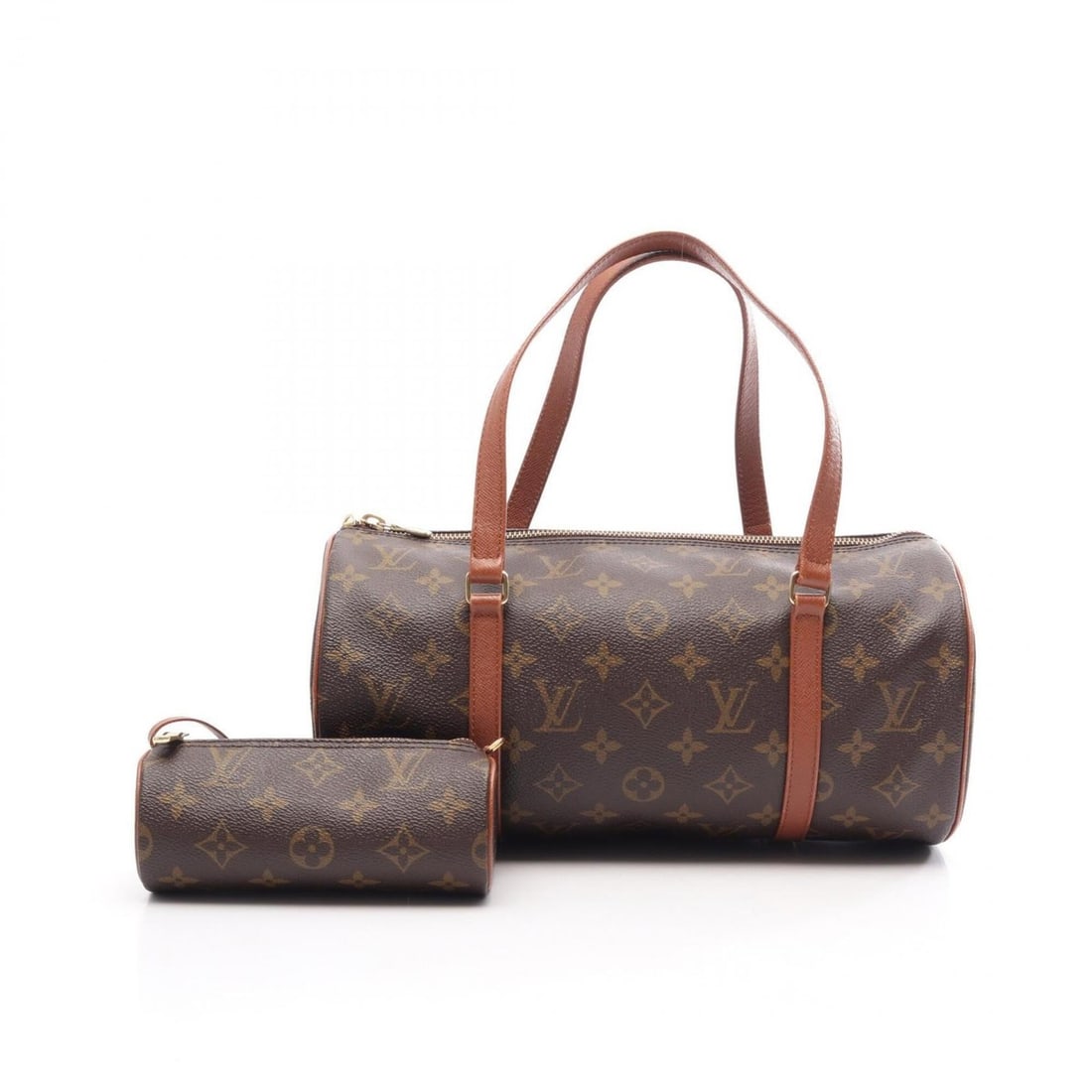 Louis Vuitton Papillon 30 (older model) handbag, coated canvas and leather, Monogram pattern,: --- Catalog ---Category: SizeSize (HxWxD): 15cm x 30cm x 15cm / 5.9'' x 11.81'' x 5.9''Category: DesignType: HandbagColor: Brown, MonogramGender: WomenMaterial: Coated canvas , Leather Category: Gener