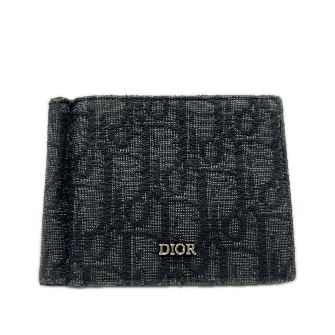 Christian Dior Oblique Jacquard 2ESBH069YSE Bi-fold Wallet Black Gray Canvas Calf Leather Men's: --- Catalog ---Category: SizeSize (HxWxD): 8.5cm x 10.5cm x 1cm / 3.34'' x 4.13'' x 0.39''Category: DesignType: Money clipColor: Black, GrayGender: MenClosure: FlapMaterial: Canvas , Leather Leather/F