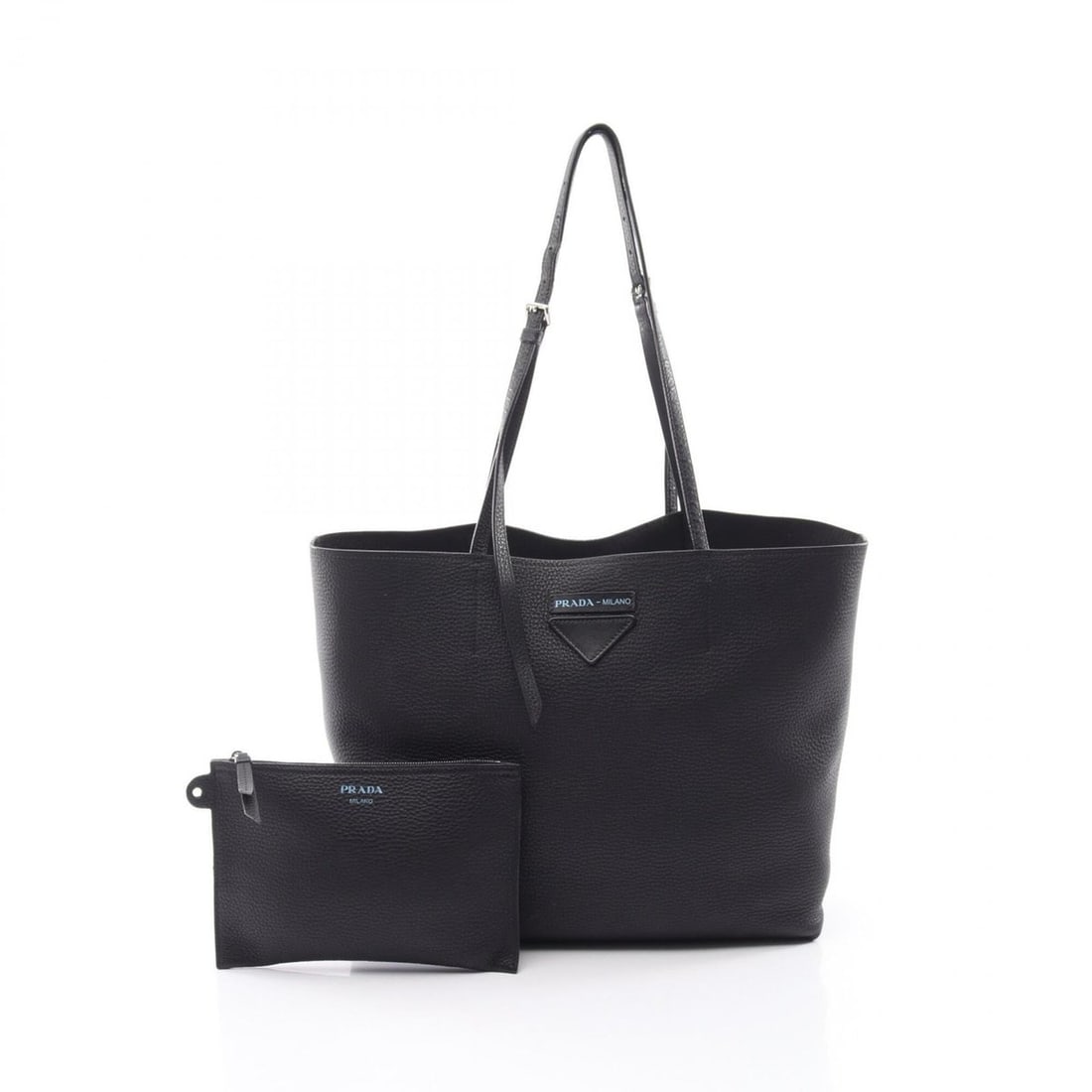 Prada PRADA Tote Bag Handbag Leather Women's Black: --- Catalog ---Category: SizeSize (HxWxD): 29cm x 35cm x 15.5cm / 11.41'' x 13.77'' x 6.1''Category: DesignType: Handbag, Tote bagColor: BlackGender: WomenMaterial: Leather Category: GeneralBrand: Pra